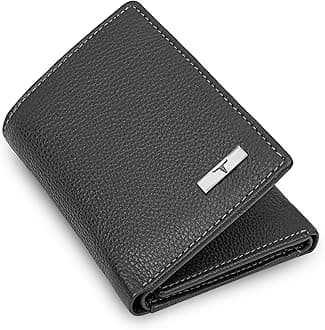 URBAN FOREST Travis Grey Leather Wallet for Men