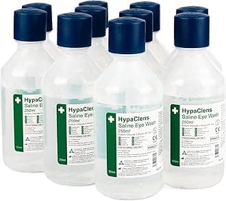 Safety First Aid Group Group HypaClens Emergency Sterile Eye Wash Bottle (10 x 250ml)
