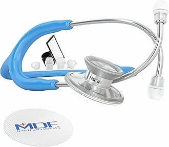 MDF Instruments MDF747XP14 Mdf Acoustica Deluxe Lightweight Dual Head Stethoscope - Bright (MDF747XP-14 (Blue)