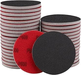 20Pcs 3 Inch Hook and Loop Sanding Sponge Disc with Buffer Backing 600 Grit Wet or Dry Sanding Sheets Reusable Hand Sander Sandpaper - Curved Surface Sanding Pads for Automotive Wood Metal