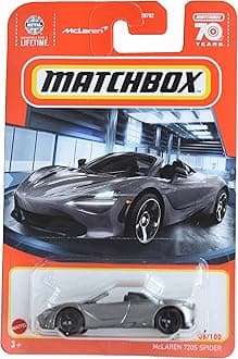 McLaren 720s Spider 1:64 Scale 70 Gray Uni Kids Matchbox
