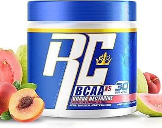 BCAA XS Powder with EAAs, Branched Chain Amino Acids Post Workout Muscle Recovery, Sugar Free Hydration Drink for Women and Men, Guava Nectarine, 30 Servings