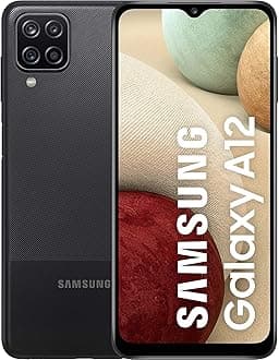 Samsung Galaxy A12 SIM Free Android Smartphone Black 64GB (UK Version)