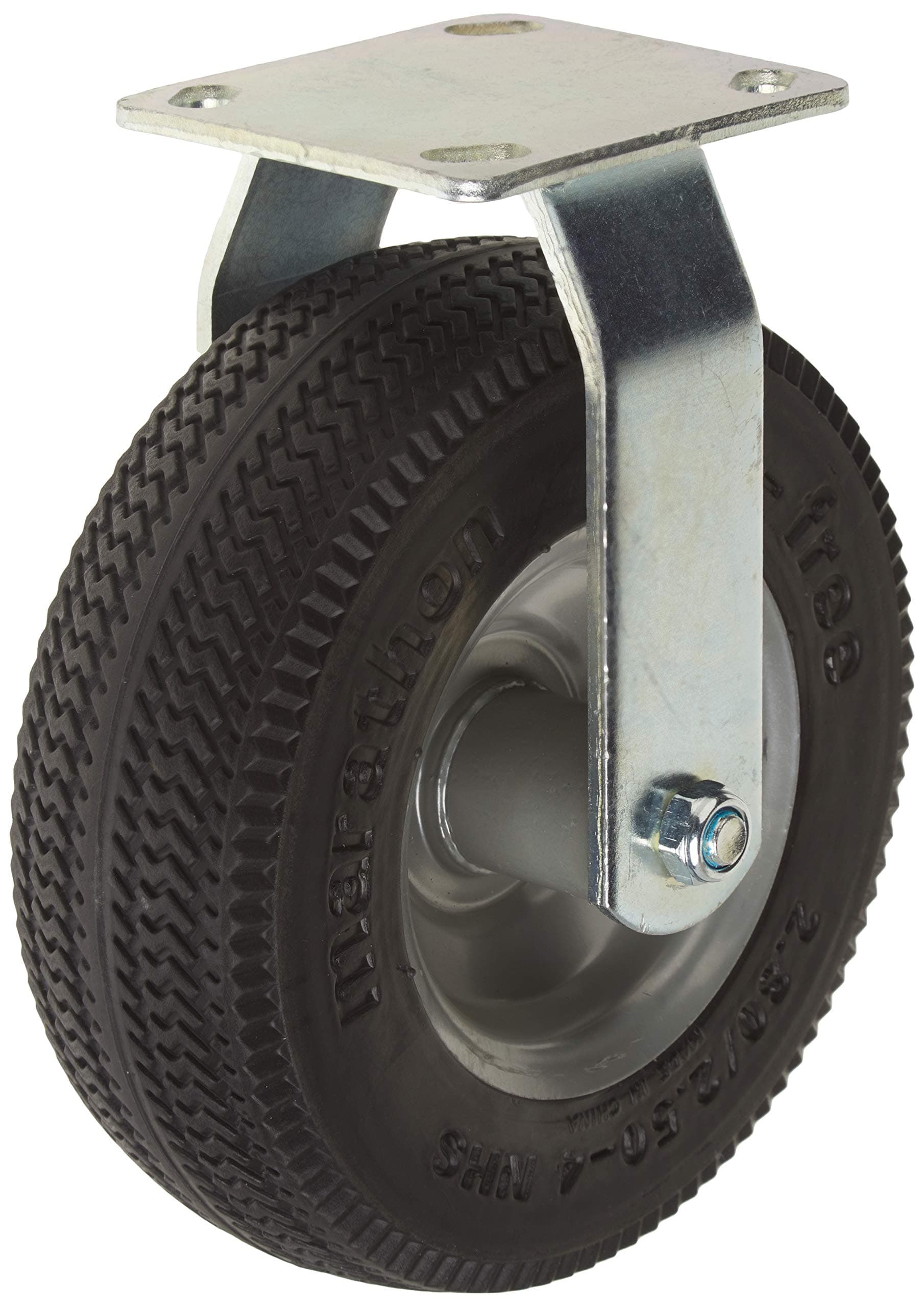 Marathon 8" Rigid Caster with Flat Free Tire