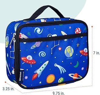 Wildkin Kids Space Lunch Box, Multi-Colour