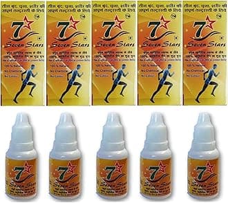 Pack Of -5 =Seven Stars(Paradise Lime) 100% Ayurvedic Chuna Good For Helth (15 ML).Pack Of-2