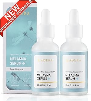 Melasma Serum with Niacinamide and Hyaluronic Acid, Dark Spot Corrector Serum, Melasma Treatment for Face, Suitable for All Skin Types, 0.68 fl. Oz, Set of 2