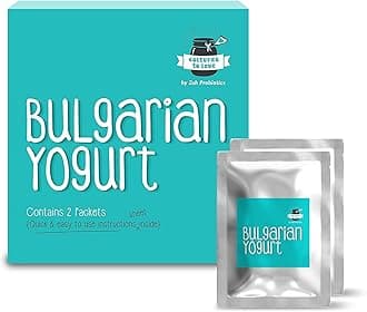 - Probiotics Bulgarian Yogurt Starter Culture - Experience Heirloom Quality And Unforgettable Creaminess - Create Homemade Delights With Ease,1 Count,10 Grams
