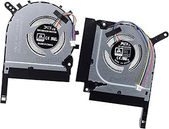Deal4GO 83-Blades CPU & GPU Graphics Cooling Fan Replacement for ASUS FX506 FX505 FX566 FA506 FX705 FX506LH-AS51 FX505DT