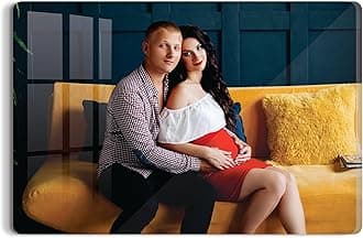 Giftplease Customized Acrylic Photo Frame | Personalized Wall Mount Frame with Photo | Birthday, Anniversary Customized Gift | Acrylic Photo Frame Personalized | Frame | Custom Gift for Loved Ones