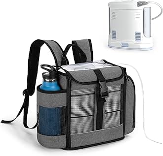 CURMIO Portable Oxygen Concentrator Backpack Compatible with Inogen One, Oxygo, Caire Units, SimplyGo Mini, POC Travel Bag