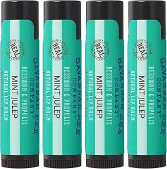 Mint Julep Lip Balm, 0.15-Ounce (Pack of 4)