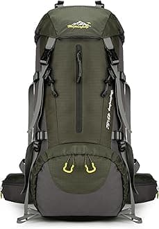 50L Hiking Backpacks, Travel Backpack, Ideal for School, Trekking, Hiking, Camping, Travel, Fishing, Climbing, Mountaineering or Daily Use, Breathable Ultralight Waterproof