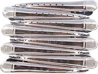 (Large/ 8 clips/Silver)