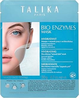 Bio Enzymes Hydrating Mask - Moisturizing & Soothing Face Mask - Biocellulose Instant Glow Mask - Second Skin Effect Beauty Sheet Mask - 20g
