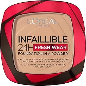 L’Oréal Paris Infaillible 24H Fresh Wear Foundation in a powder, 120 Warm Vanilla