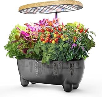 12 Pods Hydroponics Growing System Indoor Herb Garden with LED Growth Lamp Smart Water Pump Plant Germination Kit (No Seeds) Home Kitchen, Gift Ideas for Women Men