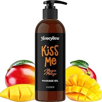 Healing Massage Therapy Oil for Men & Women - Relaxing Therapeutic Edible Mango Body Oil for Healthy Hydrated Skin - Anti-Aging Natural Oils Jojoba Sweet Almond & Coconut Oil for Skin & Muscle Relief