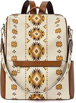 CLUCIWomens Backpack Purse Leather Anti-theft Large Fashion Designer Travel Bag Ladies Shoulder Bags