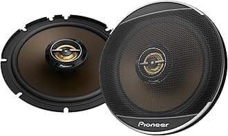 A-Series MAX TS-A653FH 6.5” 2-Way Speakers (Pair) – 340W Max, Balanced Sound + Smooth Treble, Enhanced Bass, Ideal Factory Upgrade, Installation Adaptors Included