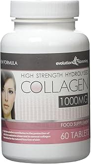 Hydrolysed Collagen High Strength 1,000mg for Hair, Skin & Nails, 60 Tablets, Evolution Slimming