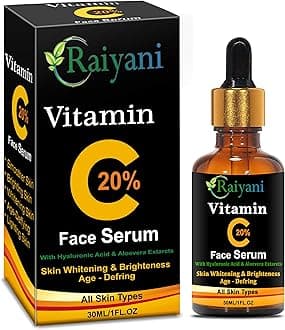 20% Vitamin C Face Serum for Smoother & Brighter Skin Age Defying Whitening Serum (30 ml)