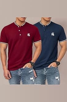 Lymio Polo T Shirt for Men || T Shirt for Man || Collar T Shirt Style Men (Packs Also Available) (Polo-06-10)