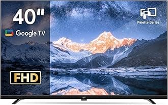 40-inch Smart TV, 1080p Full HD Google TV with Google Play Built-in Google Cast, HDR 10, Dolby Audio, Voice Remote, Stream Live Television (Palette-Series, CG40-P3)