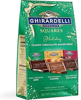 Holiday Classic Chocolate Assortment Squares, 8.6 oz Bag