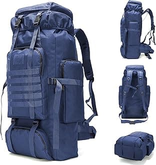 King'sGuard 70L Camping Hiking Backpack Tactical Backpack Military Molle Rucksack Backpack for Outdoor