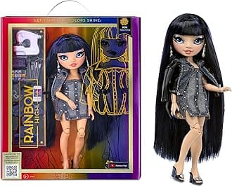 Fashion Doll - Kim Nguyen - Blue Doll - Fashionable Outfit & 10+ Colourful Game Accessories - For Collectors and Children from 4-12 Years