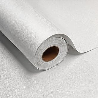 Premium Wall Paper Peel and Stick Modern 17.7" X 196"- Extra Thick, Durable & Luxurious - Light Textured Grasscloth Peel and Stick Wallpaper for Bathroom, Bedroom, Furniture