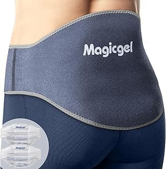 Magic Gel Ice Pack for Back - Reusable Cold Compress Hot and Ice Flexible Back Wrap for Hot or Cold Therapy - ICY Heat Pads Designed for Backs - Lower Body Cooling Packs