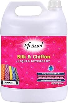 Liquid Detergent for Silk and Chiffon clothes, maintain shine & protect colour, No Harmful chemical, 5 Liter