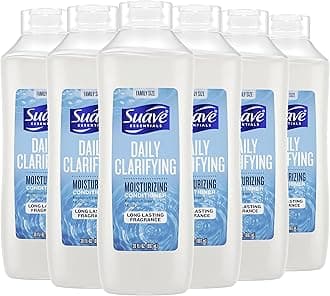 Suave Essentials Anti Residue Cleansing Conditioner Daily Clarifying Conditioner That Removes Excess Oil Build-Up & Residue 30 oz, Pack of 6Compact by Design (Amazon-developed Certification)