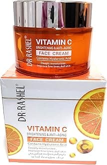 – Dr Rashel Vitamin C Face Cream - Hyaluronic Acid , Anti Aging and Collagen Moisturizer - 1.76 oz + 1 Pcs of Collagen Crystal Lip Mask Strawberry