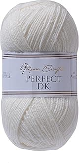 Utopia Crafts DK Double Knitting Yarn, 100g (Ivory)