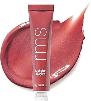 RMS Beauty Liplights Cream Lip Gloss – Sheer Hydrating Lip Gloss with High Shine | Lightweight Non-Sticky Formula | Universal Shade for All Skin Tones
