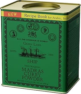 SHIP Madras Curry Powder 500g | Authentic Indian Masala for Veg & Non-Veg | Spice Mix for Chicken Curry, Mutton, Sabji, Dal, Biryani | Pure Natural Indian Spice Blend | Recipe Book Included