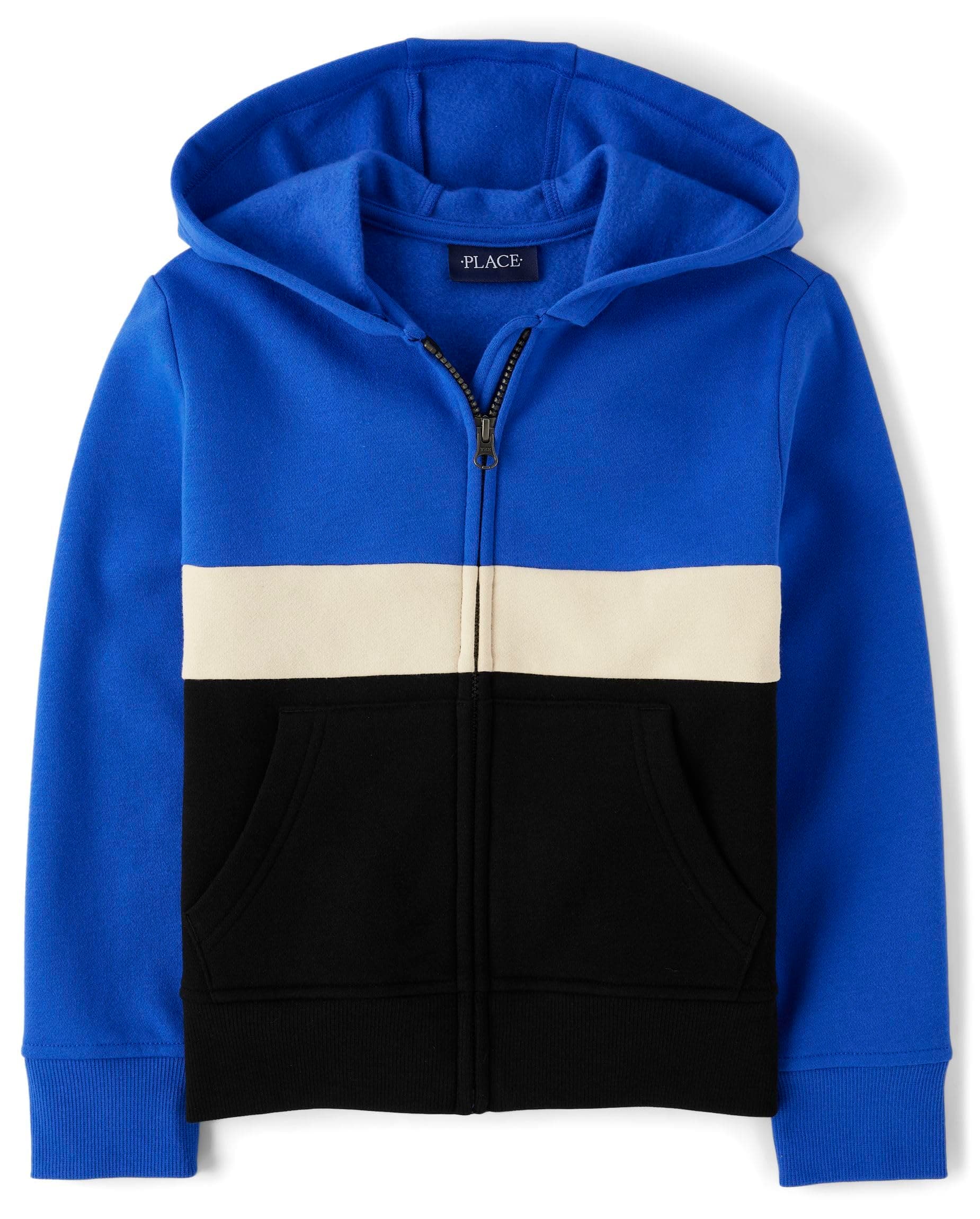 Active Long Sleeve Hooded Full Zip Front Sweatshirt