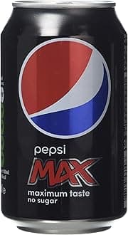 Pepsi Max, 330 ml (Pack of 24)