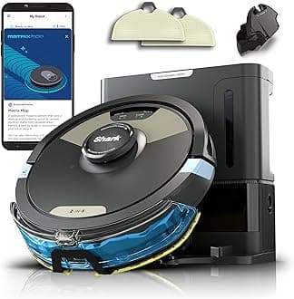 AI Ultra 2-in-1 Robot Vacuum & Mop with Sonic Mopping, Matrix Clean, Home Mapping, HEPA Bagless Self Empty Base and 2 Microfiber Mopping Pads