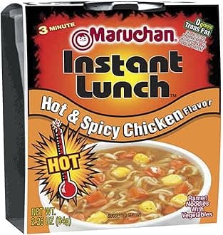 Maruchan HOT & SPICY CHICKEN FLAVOR Instant Lunch 2.25oz (18 pack)