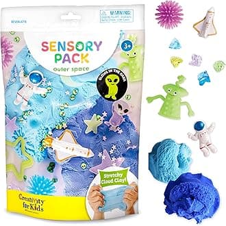 Sensory Pack: Outer Space - Toddler Activities and Sensory Bin Filler, Space Toys and Gifts for Kids, Sensory Toys for Toddlers 3-4+