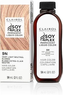 Clairol Professional Permanent Liquicolor for Blonde Hair Color, 9n Lightest Neutral Blonde, 2 oz