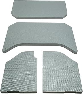 Design Engineering 050133 Boom Mat Grey Sound Deadening Headliner Compatible with 4-Door Jeep Wrangler (2007-2010)