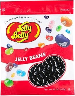 Licorice Jelly Beans - 1 Pound (16 Ounces) Resealable Bag - Genuine, Official, Straight from the Source