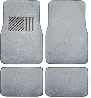 - FH Group F14403GRAY Gray Carpet Floor Mat with Heel Pad (Deluxe)