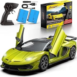 AEROQUEST 1:14 Lamborghini Remote Control Car,2.4GHz Officially Licensed Lamborghini Model RC Toy Car for Boys Girls Birthday Gift
