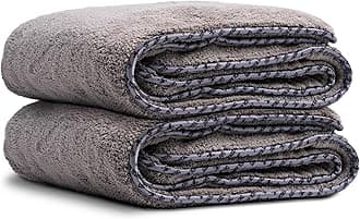 - Chemical Guys Woolly Mammoth Large Microfiber Drying Towel - 36 x 25 Inch Gray, Ultra Plush Super Absorbent Car Drying Towel for Cars, Trucks, SUVs, Motorcycles, RVs, and Auto Detailing - 2 Pack